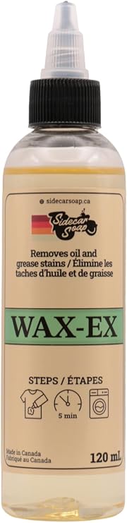WAXEX Oil and Grease Stain Remover for Clothes - Sidecar Soap