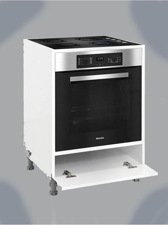 Built-in Kitchen Cabinet, Built-in Module Cabinet, Oven Stove Cabinet - White