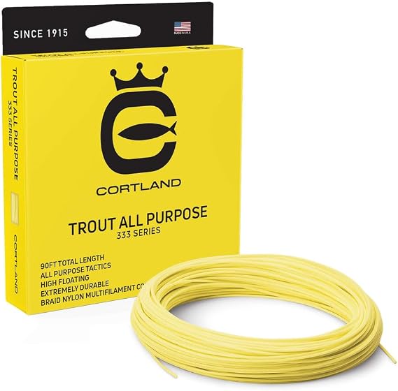 Cortland 333 Trout-All Purpose Fly Line, 90ft