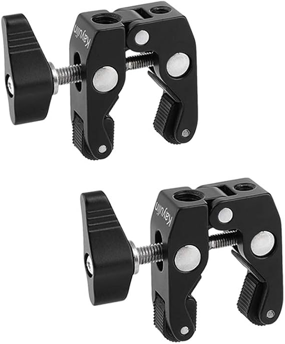 Super Crab Clamp with 1/4"-20 Mounting Points for Photo Studio Kit