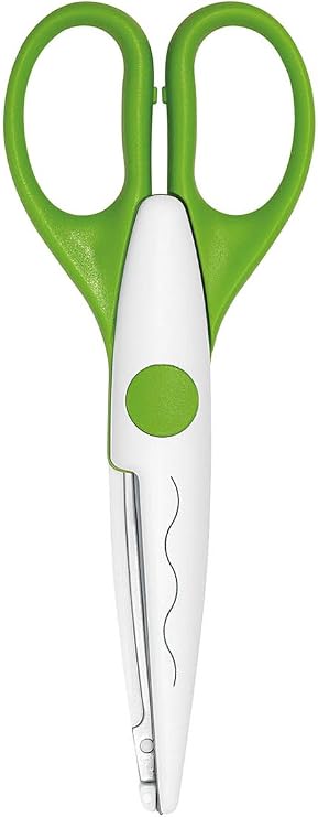 EFCO 1800601 Waves Creative Scissor, Green, 16 cm