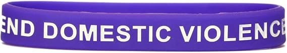 1 End Domestic Violence Wristband Bracelet