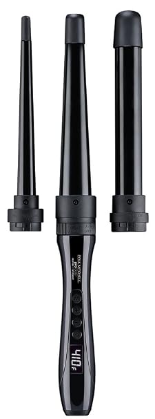 Paul Mitchell Unclipped 3-in 1 Ceramic Interchangeable Curling Wand for Multiple Hairstyles