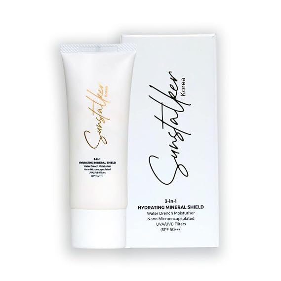 Personal Touch Skincare Sunstalker Korea 3 in 1 - Water Based Moisturizer with SPF and Serum For Face 50ml