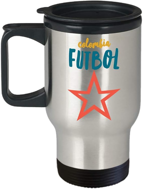 Colombia Futbol Taza de Cafe Vaso, taza cafe divertidas, tazas personalizadas, coffee mug inspiradoras, taza con mensajes positivos.