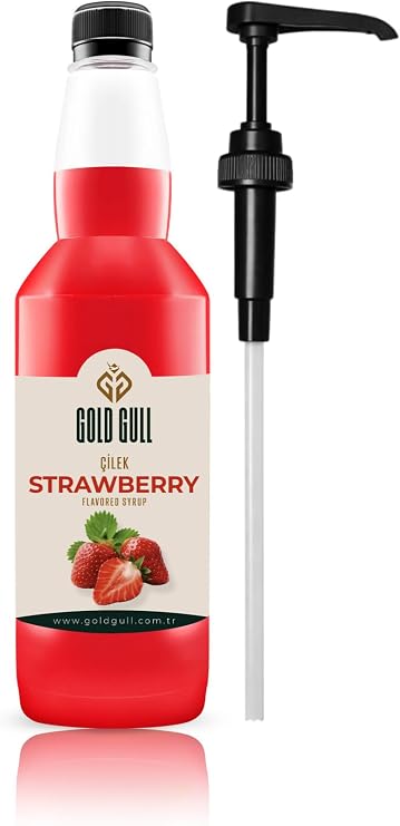 Gold Gull Çilek Aromalı Kahve & Meyve Şurubu 700 ml.