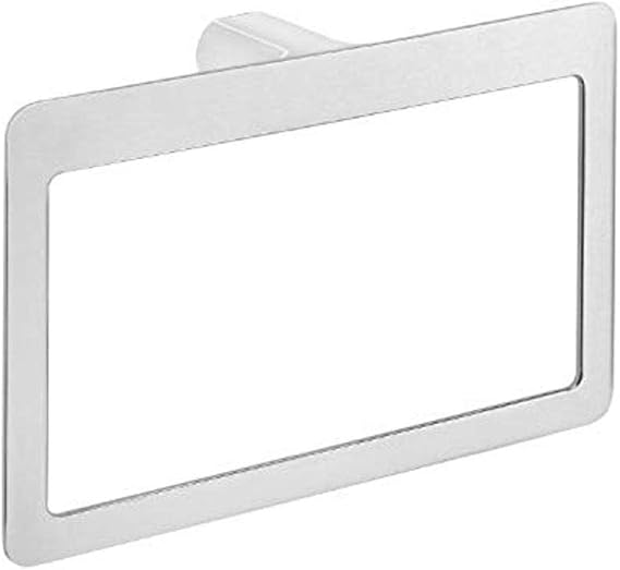 Gedy Gedy PI70-13 Square Polished Towel Ring, Chrome