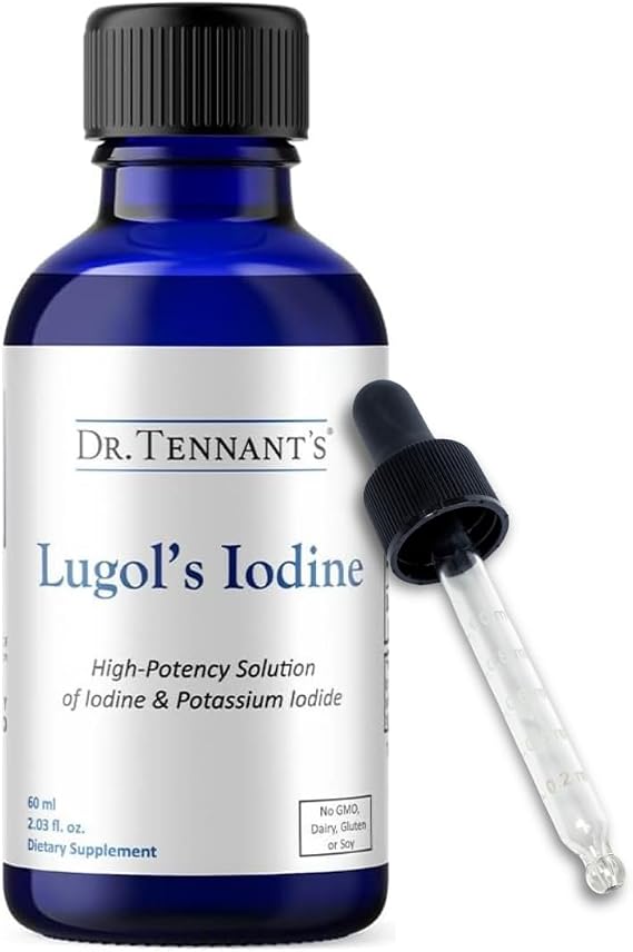 Lugol's Iodine 2% Liquid with Potassium Iodide- 2 Fl Oz Drops