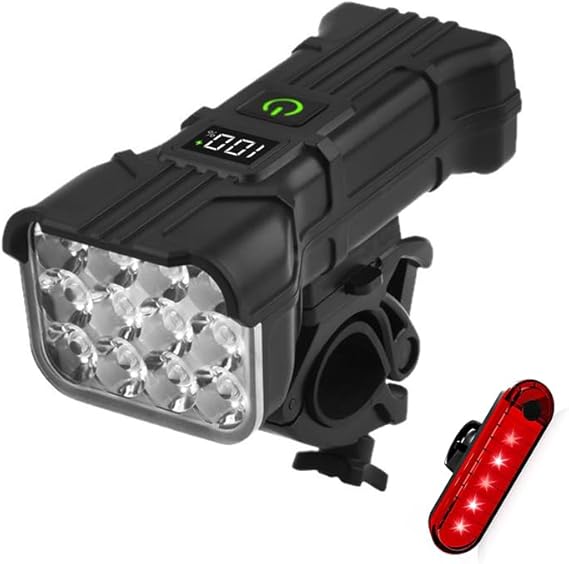 Bike Lights for Scott Addict eRide 2021, LED Bicycle Light with 5 Lighting Modes, Bike Headlight and Taillight Set for Road, Cycling, Bicycle Accessories