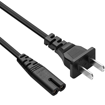 TV Power Cord Cable 10ft for Samsung LG Toshiba Insignia TCL JVC Sony Sharp Hisense LED LCD Electronics and Other 8-Type Interface Devices