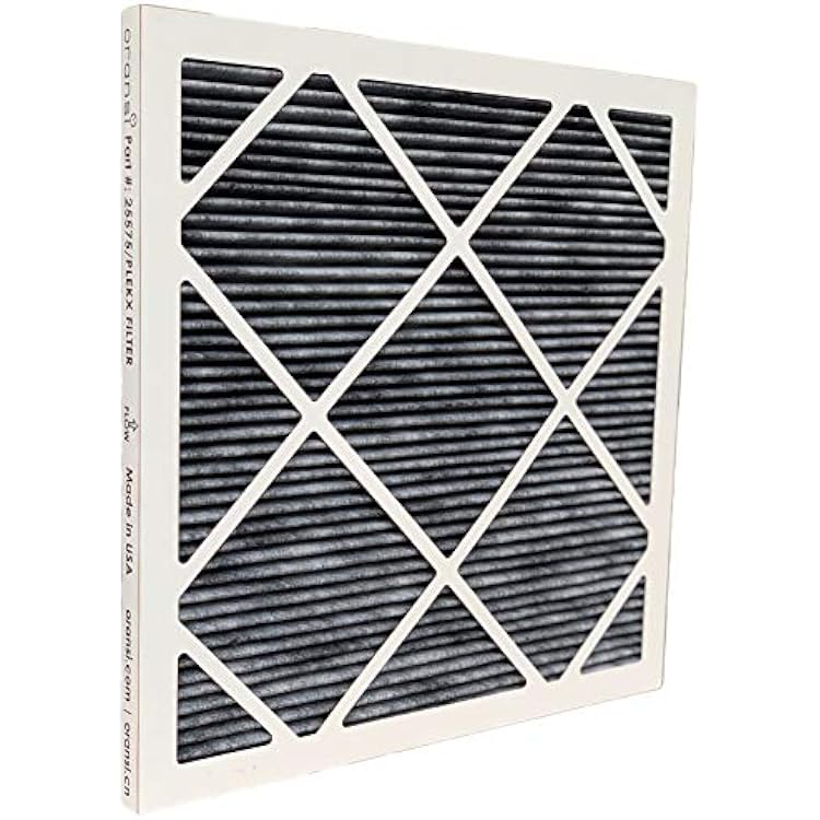 ORANSI Replacement Pleated Carbon Filter for EJ120 Air Purifiers, Filter Life Up To 1 Year