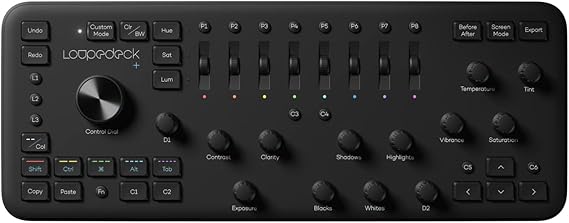 Loupedeck More Photo and Video Editing Console for Adobe Lightroom Classic, Photoshop CC, Camera Raw, Premier Pro CC, After Effects, Audition, Final Cut Pro X and Skylum Aurora HDR