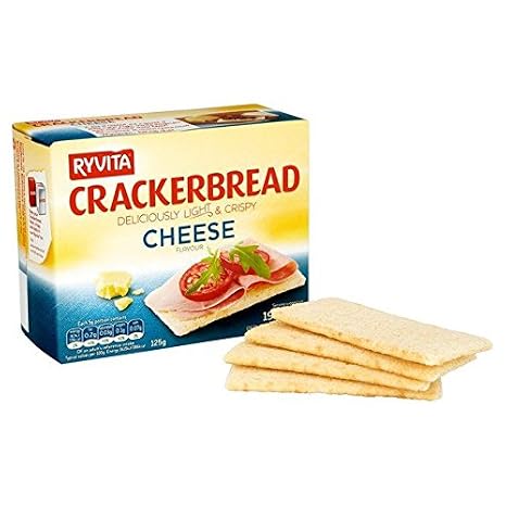 Ryvita Cheese Crackerbread - 125g