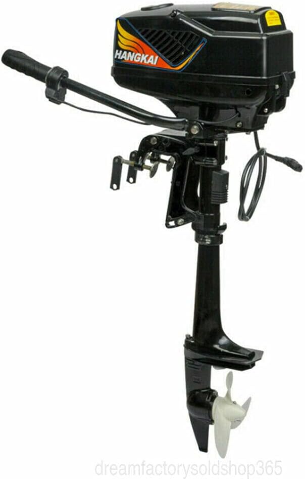 4HP 1KW 48V Outboard Electric Brushless Motor, Heavy Duty Boat Motor Outboard Motor Fishing Boat Engine Long Shaft Trolling Motor wPropeller 15 kmh 508mm for Kayak, Inflatable Fishing Boat
