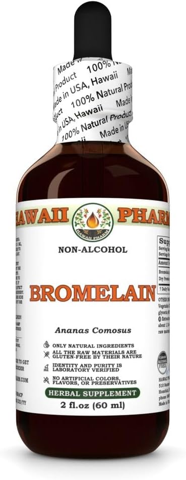 Hawaii Pharm Bromelain Alcohol-Free Extract, 2 fl oz
