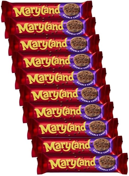 Maryland Double Chocolate chip Cookies Bundle | | Perfect Afternoon tea cookies | Chocolate Biscuits | Perfect biscuits for gifting | Biscuits for HIM & HER | Available for Hampers (200g x 10 Packs)