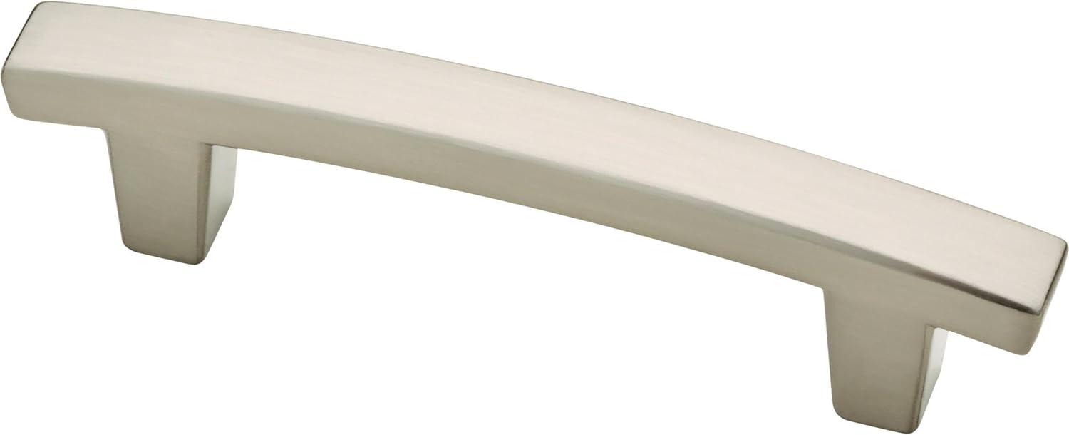Franklin Brass P29519K-SN-B Pierce Kitchen or Furniture Cabinet Hardware Drawer Handle Pull, Satin Nickel, 3" 76mm