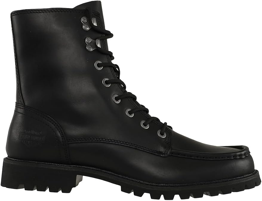 Harley-Davidson Mens Brentmoore Motorcycle Casual Boots Ankle - Black