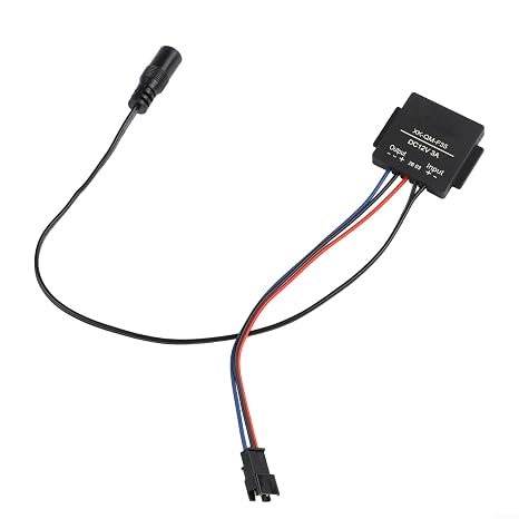 Black Touch Sensor Switch for LED Mirror Lights, 5-12V DC Power Supply Compatible, Two-Color Stepless Dimming Controller with Adjustable Sensitivity for Home Improvement and DIY Projects(A-B-AB-Off)