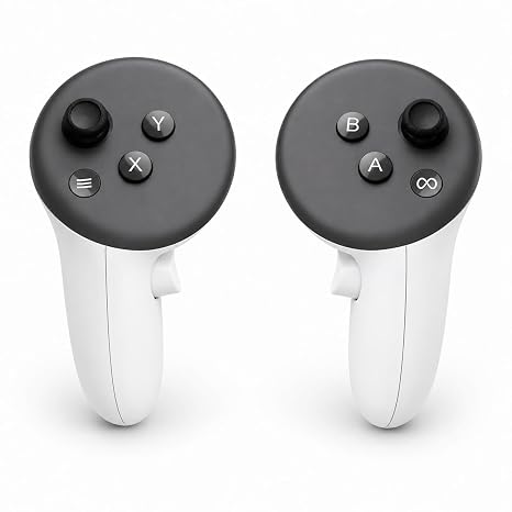 Official Left & Right Touch Plus Controllers for Meta Quest 3 / 3S (Pair)