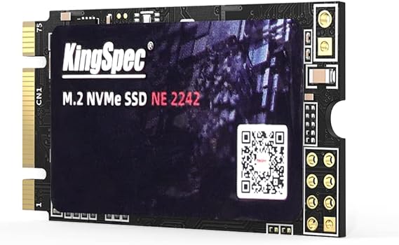 KingSpec 1TB M.2 2242 NVMe SSD, PCIe 3.0 x 2, for Laptop/Mini PC Upgrade | 1200/1000MB/s R/W, 3D NAND, Fast Boot, Quick File Transfers, Ideal 2242 Second Drive for Ultrabooks, Mini PCs, OS & Storage