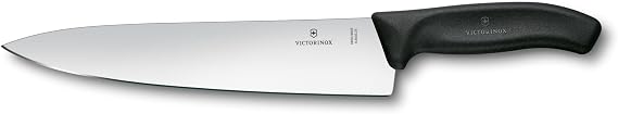 Victorinox 8 Inch Swiss Classic Chef's Knife - Non-Slip Stainless Steel | Professional kitchen knife for slicing and chopping, ergonomic handle, dishwasher safe design, authentic Swiss made quality