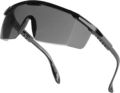 SUNNYPRO Safety Sunglasses Tinted Safety Glasses for Men Wrap Around UV Protective Dark