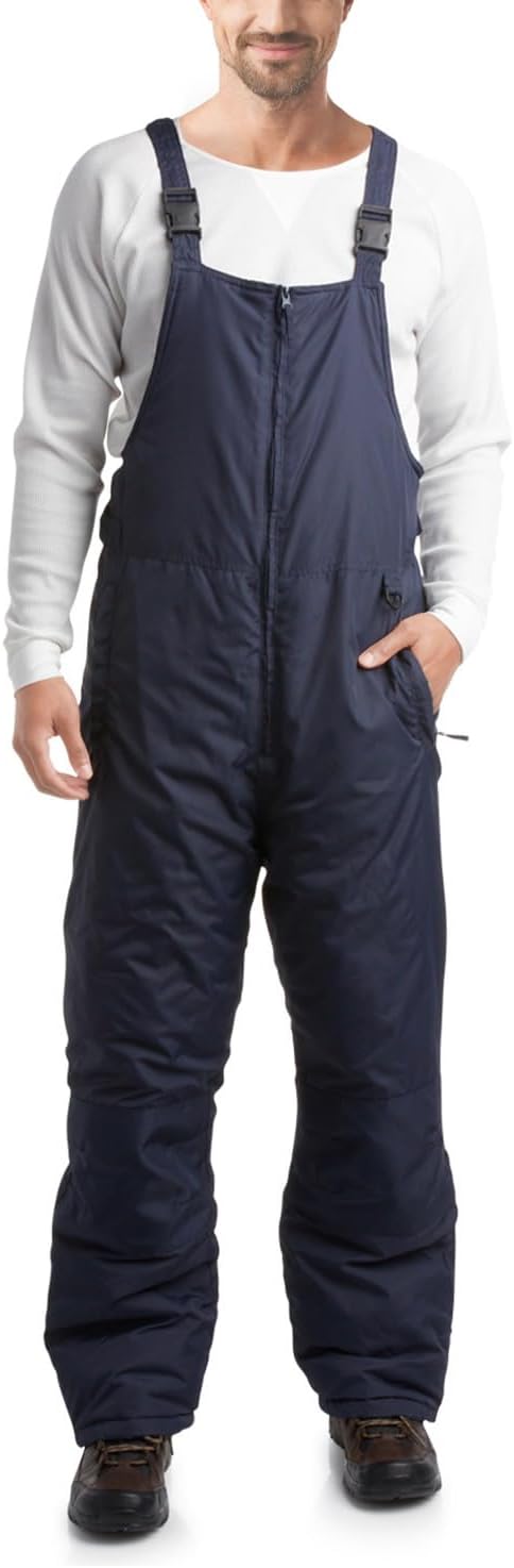 Arctic Hero Mens Bib Overalls - Insulated Waterproof Bibs Snow Pants Men Shoulder Strap Snowboard Pants with Pockets (S-2XL)