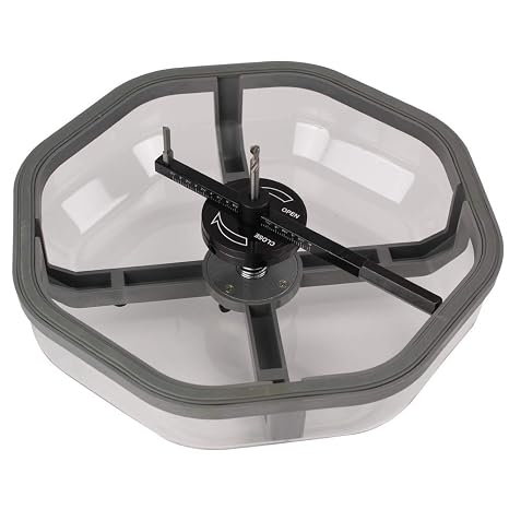 Multi Size Hole Cutter with Dust Bowl