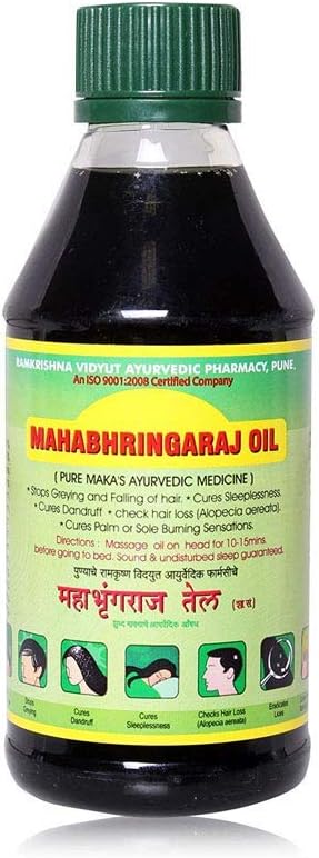 Mahabhringraj Ramakrishna Pharma Scalp Massaging Oil, 200 ml