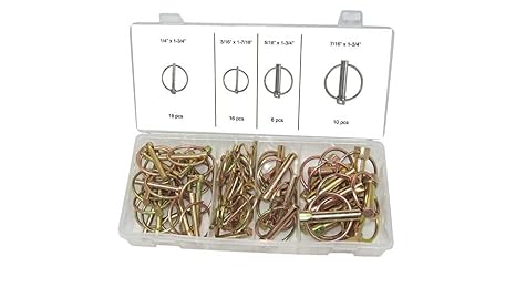 Yato Folding Cotter Pin Assortment 50 Pieces