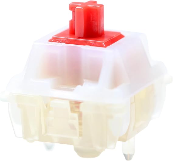 KPREPUBLIC Gateron Cream Soda Switch Linear 63g Milky Top Ink Switch Bottom mx Stem for Mechanical Keyboard 60m Factory Lubed