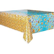 Emoji Plastic Tablecloth, 84" x 54"