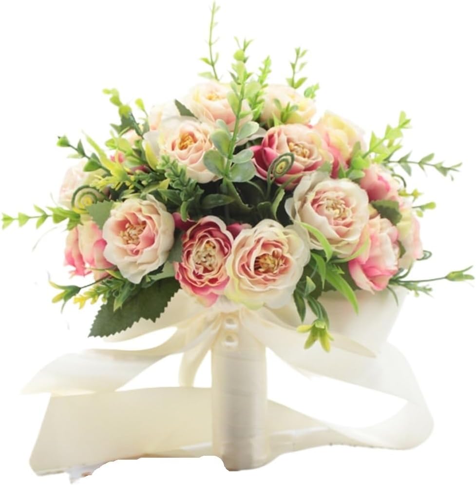 Bridal Bouquets Wedding bouquete Bridemaid Flower Bouquet Bridesmaids Decoration CheerfullyPink