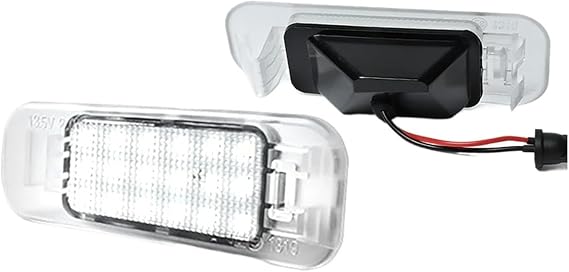 License Number Plate Light LED For Kia For Rio 2005-2011 Rio5 2006-2011 Pride Car Rear High Brightness White LED License Plate Light Number Plate Lamps