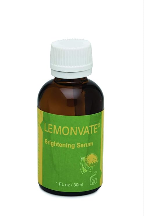 Hydroquinone Free Lemonvate Brightening Serum 30ml - Formulated to Fade Dark Spots and to Prevent Skin Discoloration, with Alpha Arbutin Complex and Vitamin C
