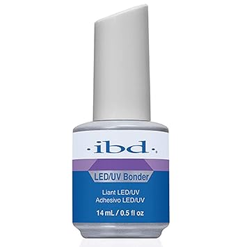 IBD Non-Acidic Nail Primer, LED/UV Bonder Nail Primer for Gel Polish and Acrylic Nails, Nail Bonder for Long-Lasting Adhesion, 0.5 oz