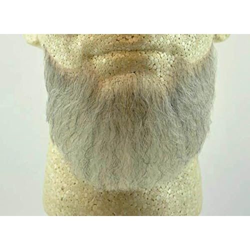 Full Chin Beard LIGHT GREY w Spirit Gum - REALISTIC! Perfect for Theater and Stage - Reusable! 2023