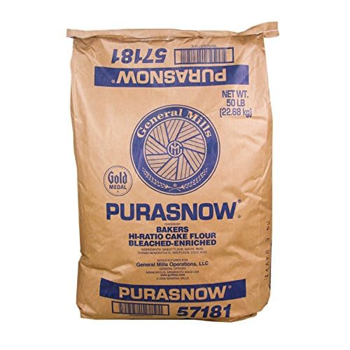 General Mills GM - 51061 Pure as Snow Cake Flour 50 lbs.