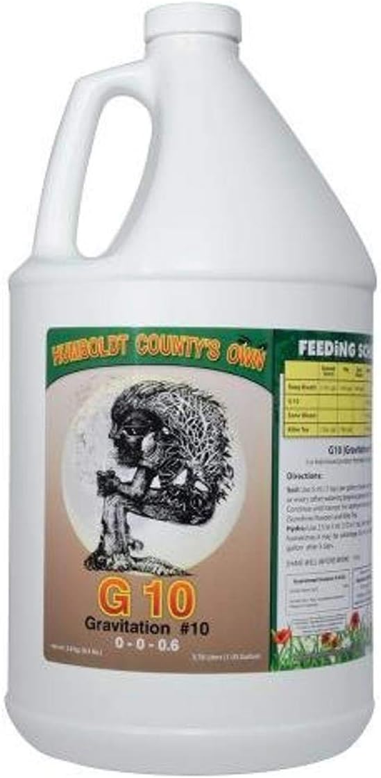 Emerald Triangle ETG10GAL G10 Gravitation #10, 1 gal Nutrients, 1 Gallon, White