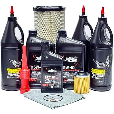 Can-Am Defender HD10 HD9 HD8 HD7 Full Service Oil Change Maintenance Kit - Engine Oil, Gear Oil, Filters and Washers Included C06
