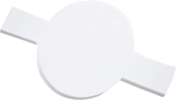 100 PCS Precut Circle Cake Pan Liners Rounds, 9 Inch Non Stick Parchment Paper Sheets for Baking Cakes,Dutch Oven, Air Fryer with Easy Lift Tabs (White)