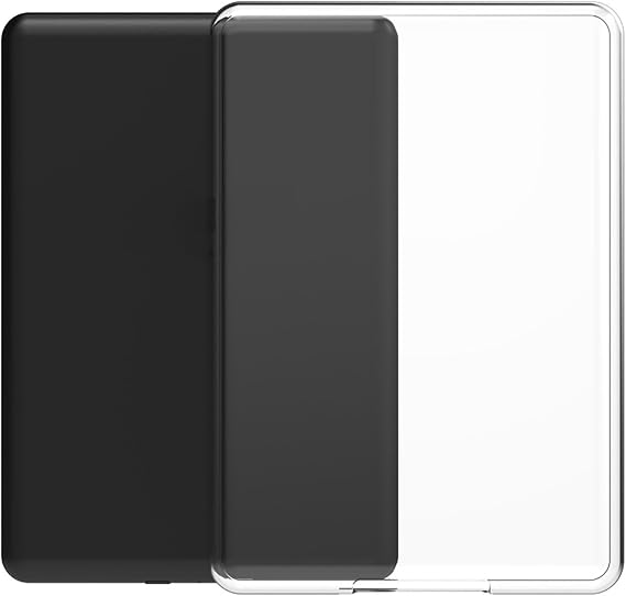 Clear Case for Kindle Paperwhite 12th Generation (2024 Release) and Kindle Colorsoft Signature Edition, Ultra Thin Soft TPU Clear Case, Lightweight Anti-Scratch Back Cover