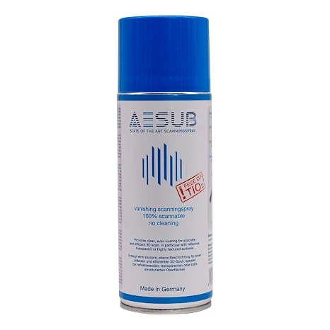 AESUB Blue Spray for Einstar 3D Scanner, Suitable for Reflective, Transparent Surface, No Cleaning Required, 400ml