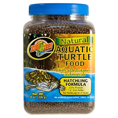 Zoo Med Hatchling Aquatic Turtle Dry Food Micro Pellet 8 oz