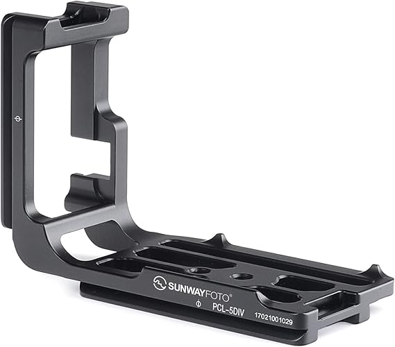 Sunwayfoto PCL-5DIV QR L Plate for Canon 5D Mark IV Arca / RRS Compatible Sunway