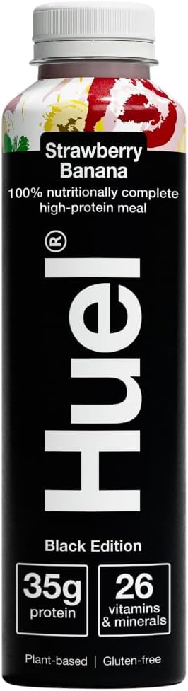 Huel Black Edition Strawberry Banana, 500ml