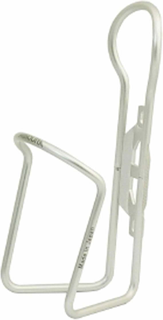 MINOURA Bicycle Bottle Cage/Drink Holder PC-500 Mini 2, 500ml PET Bottle Cage, Silver Anodized Finish