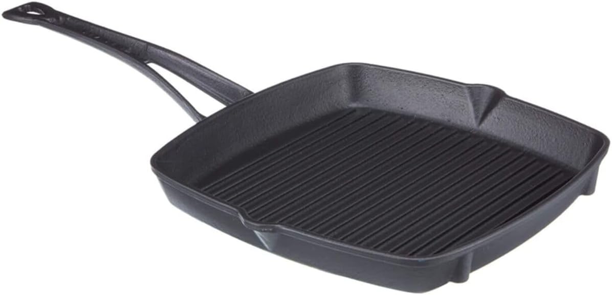 Lava Cast Grill Pan with Metal Handle, 26x26 cm