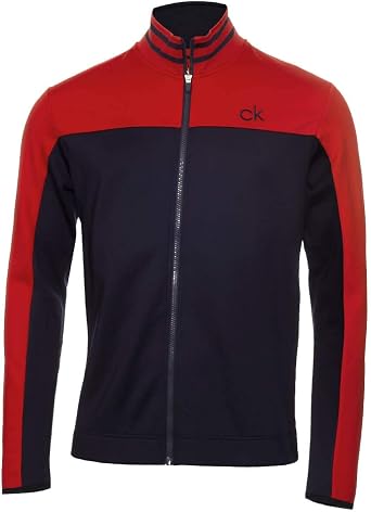 Calvin Klein Men's Retro Performance Wicking Full Zip Fleece Sweater